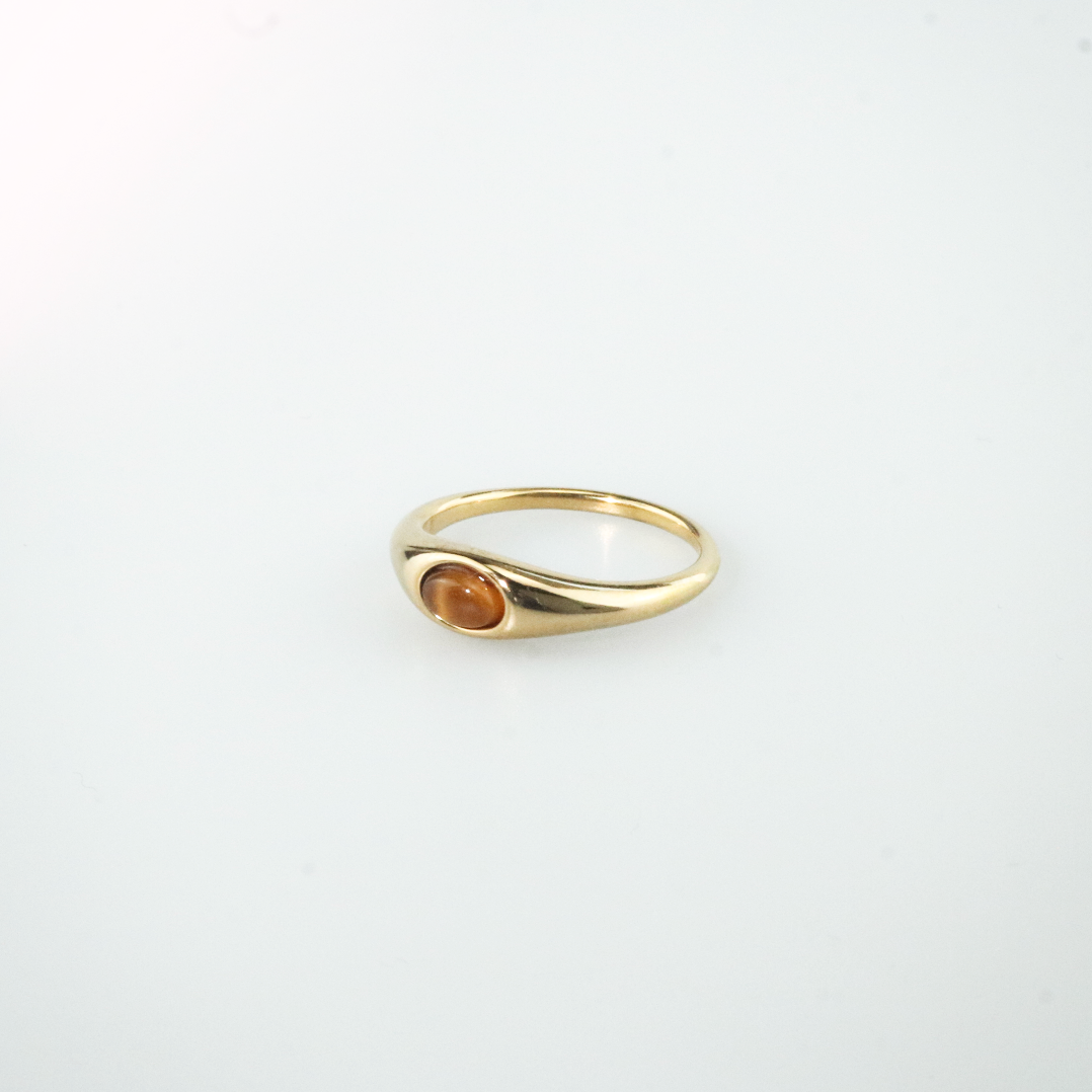 tigers eye ring