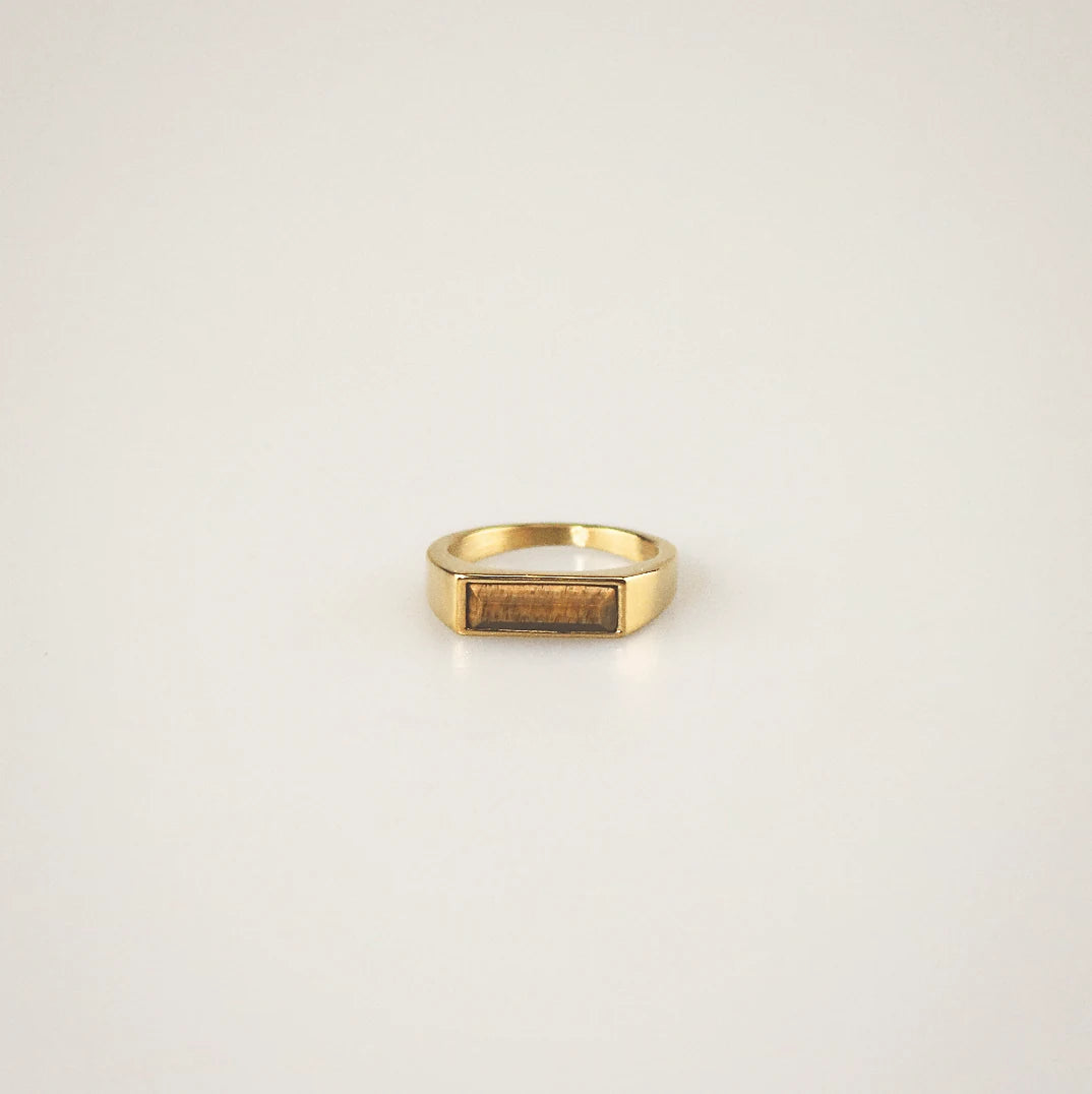 tigers eye ring