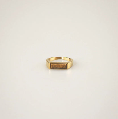 tigers eye ring