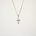 tiny cross necklace