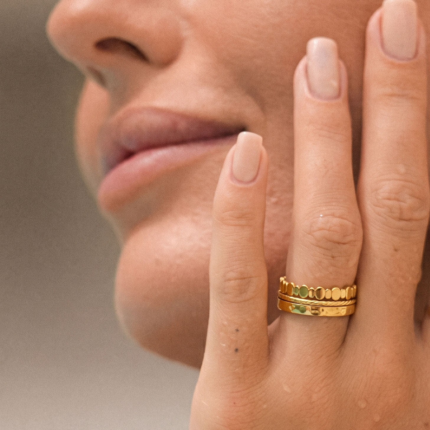 trio stacking ring set