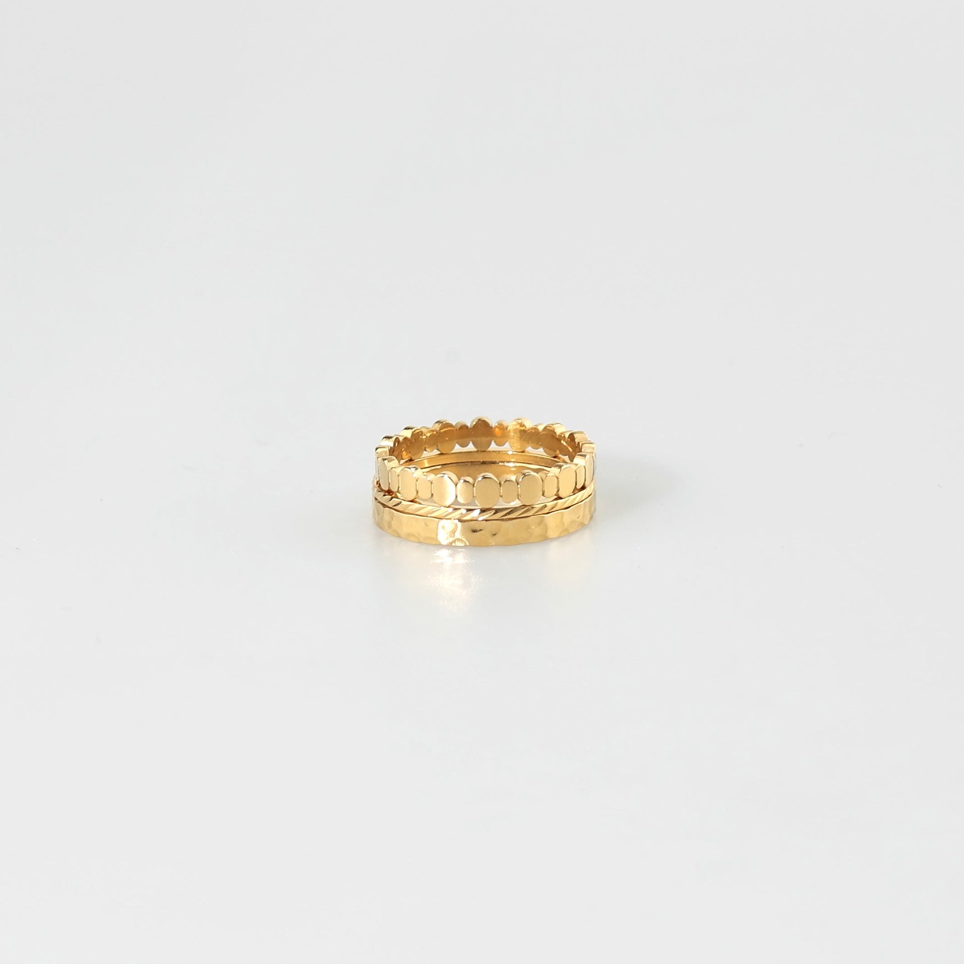 Triple stacking ring set