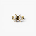 Meideya Toi et Moi Cluster Ring — Asymmetric CZ Stack