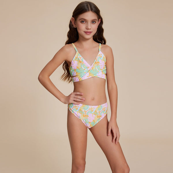 Tropical Floral Bikini - Stylr