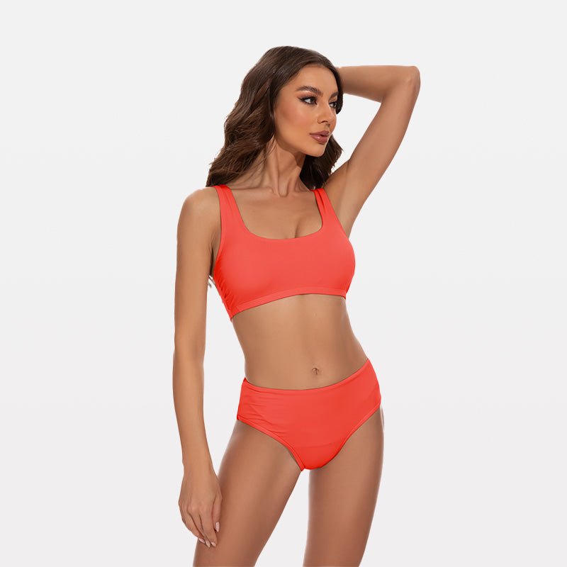 Two Piece Menstrual Leakproof Sporty Bikini Set - Stylr