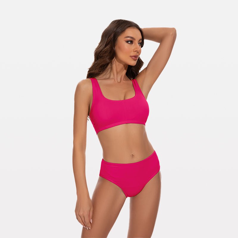 Two Piece Menstrual Leakproof Sporty Bikini Set - Stylr