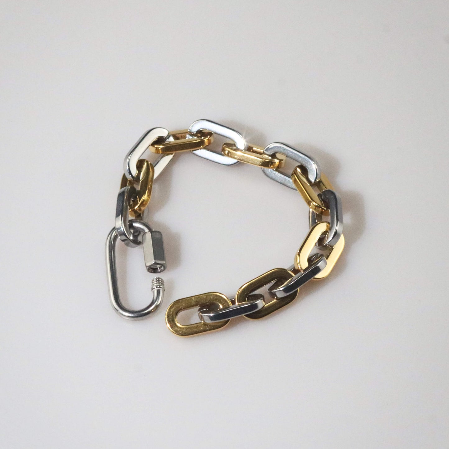 Chunky Two Tone Bracelet