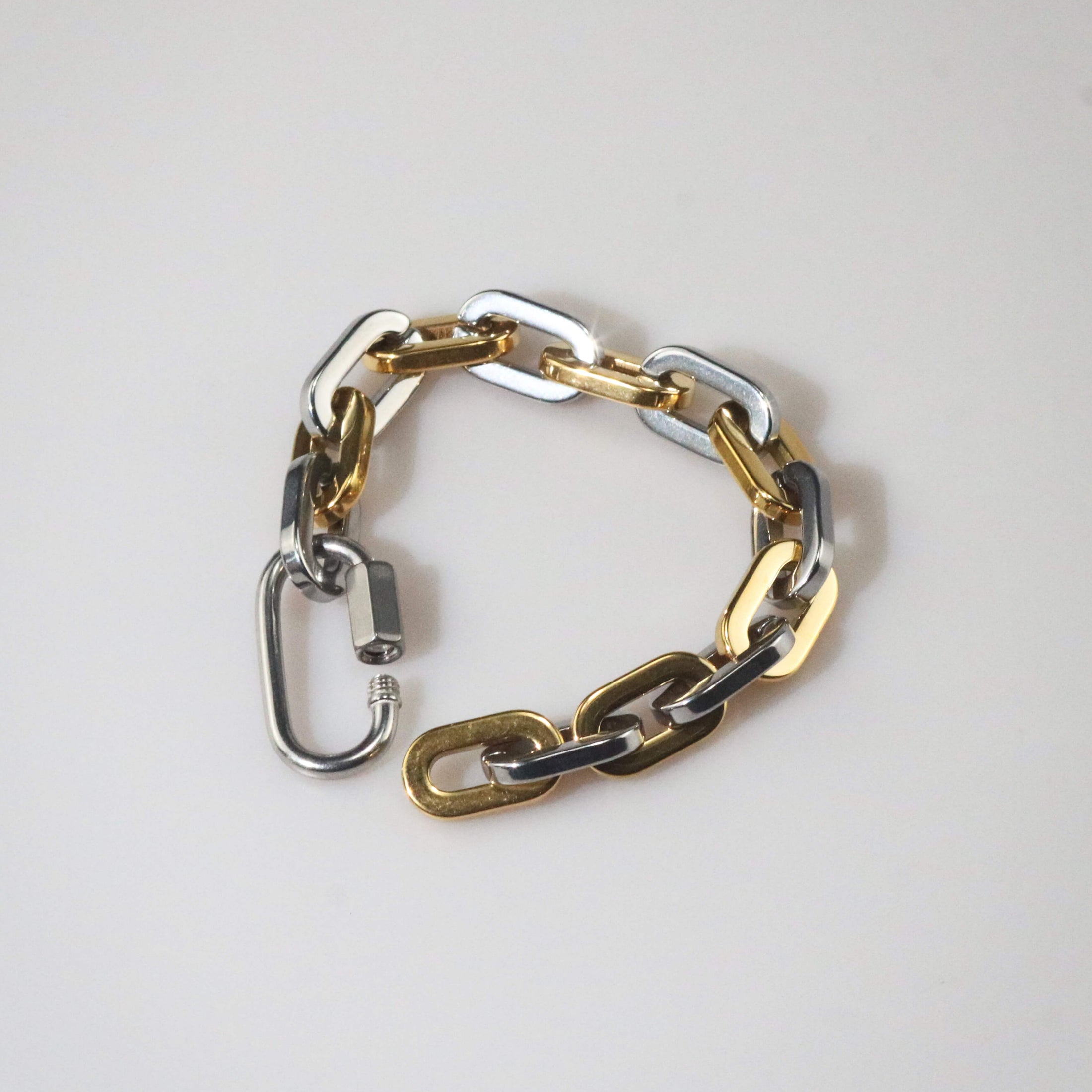 Chunky Two Tone Bracelet