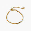 Uma Bracelet - 18k Gold Plated Stainless Steel Chain Bracelet