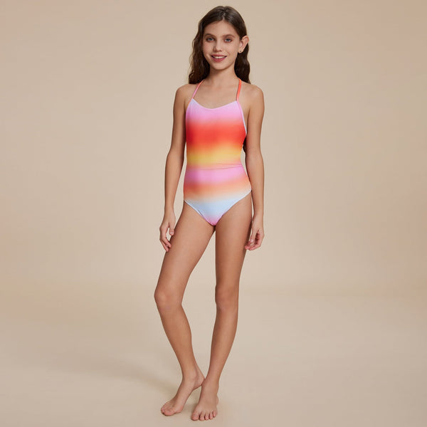 Vibrant Gradient Swimsuit - Stylr