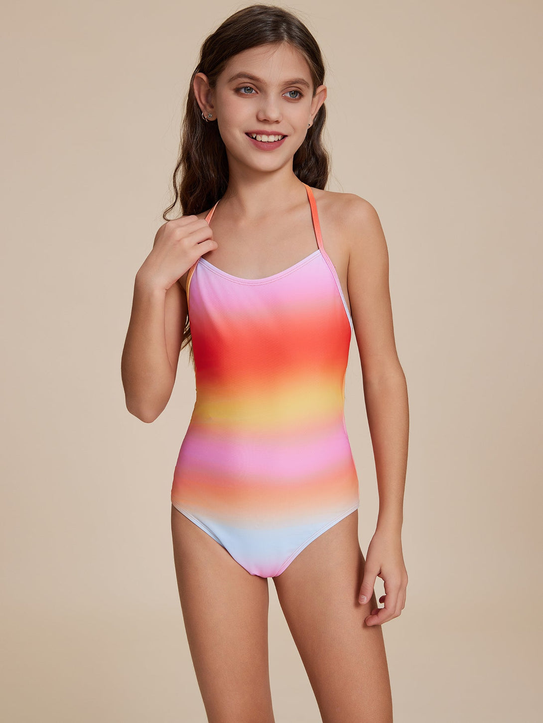 Vibrant Gradient Swimsuit - Stylr