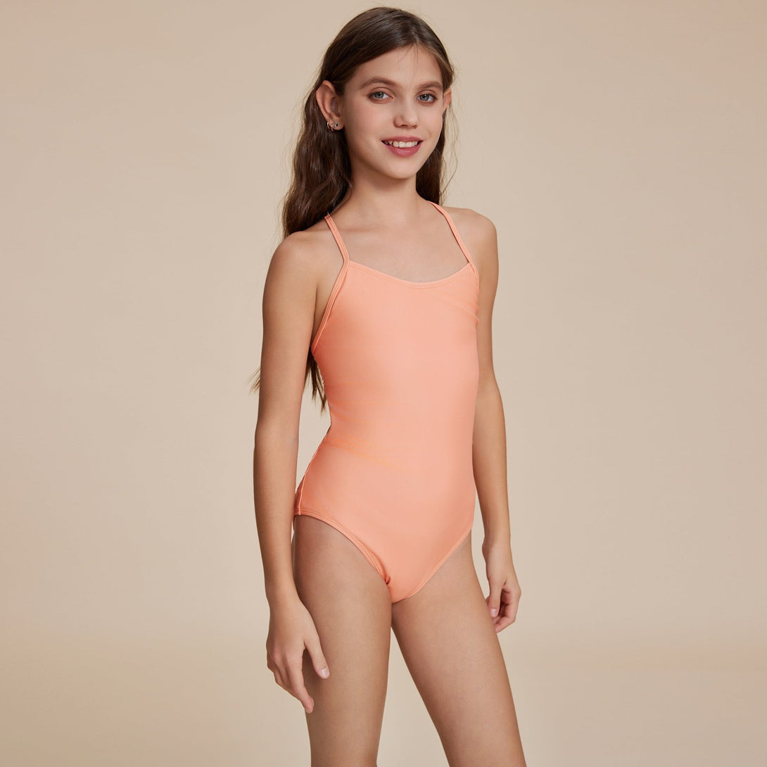 Vibrant Solid Swimsuit - Stylr