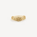 Viktorianischer gravierter Ring – Verstellbarer Vintage-Ring in Gold