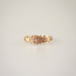 Meideya Jewelry Victorian Engraved Ring