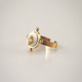 Meideya jewelry vintage mother of pearl ring