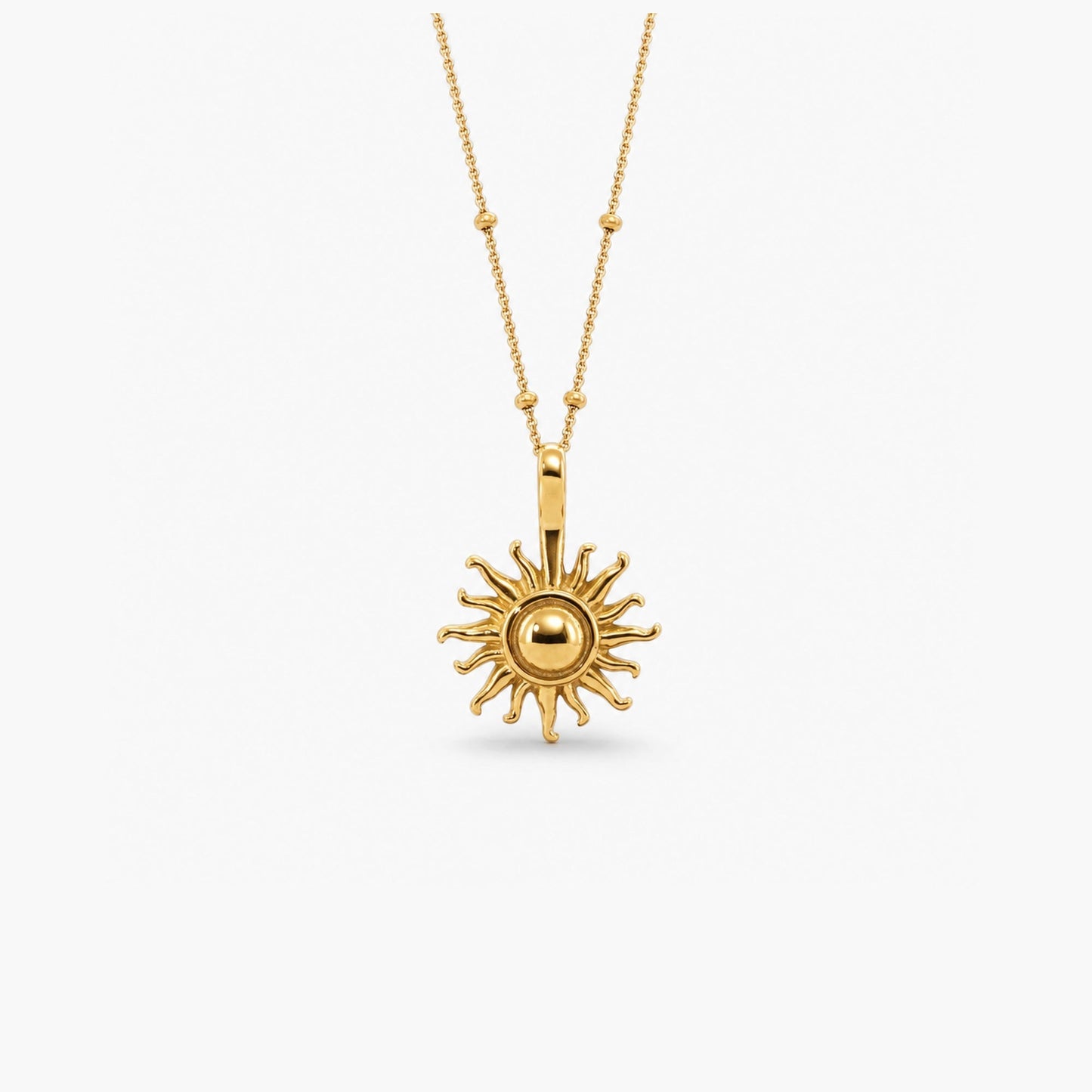 Sun Halskette — Wasserfester 18k vergoldeter Schmuck | Stylr