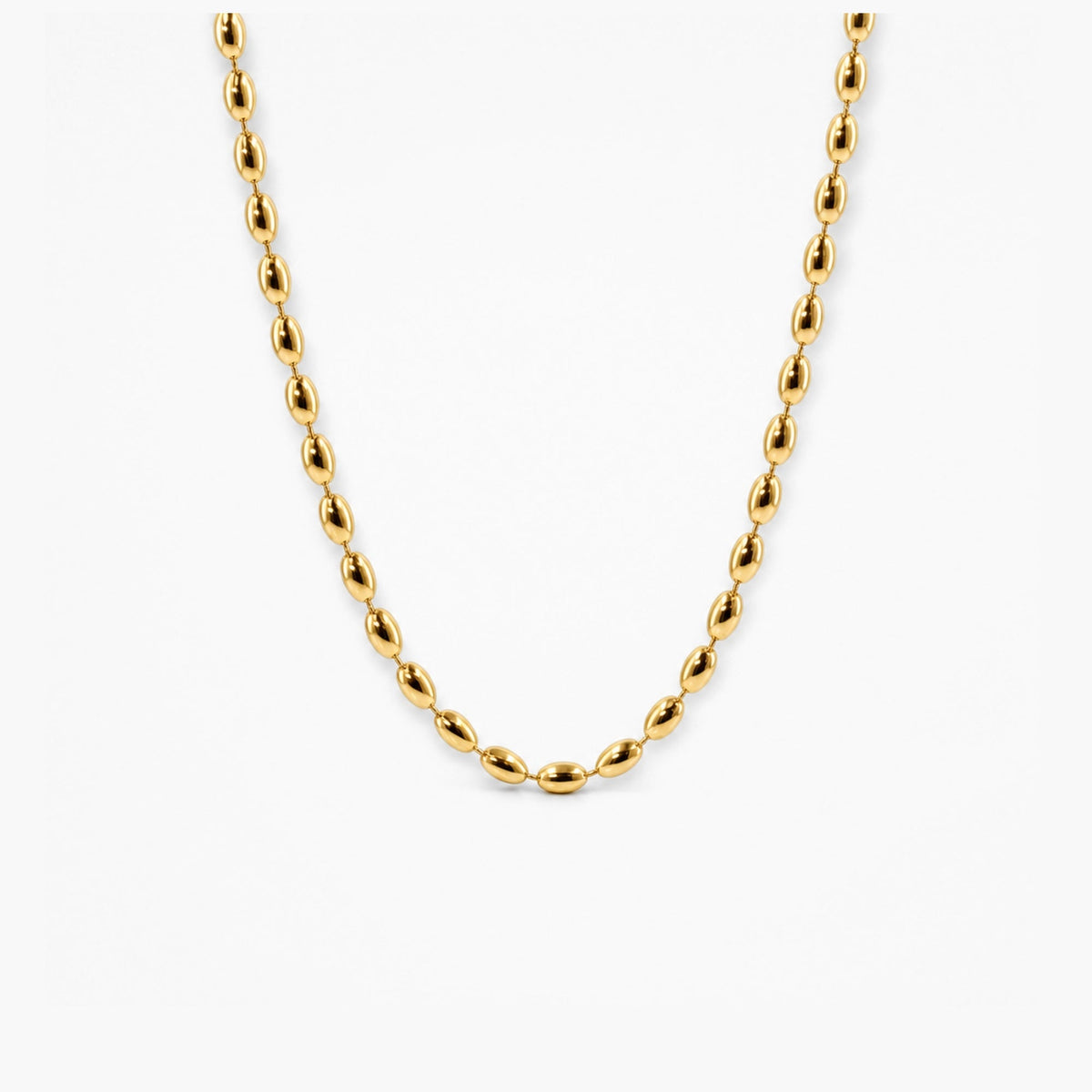 Dainty Rice Bead Necklace