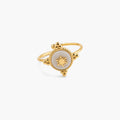 Zarter Starburst-Ring — Wasserfest | Stylr