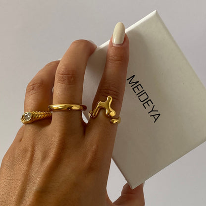 Waterproof Gold Rings