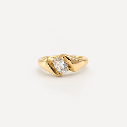 Oval Bypass Wrap Ring — Wasserfest, Gold