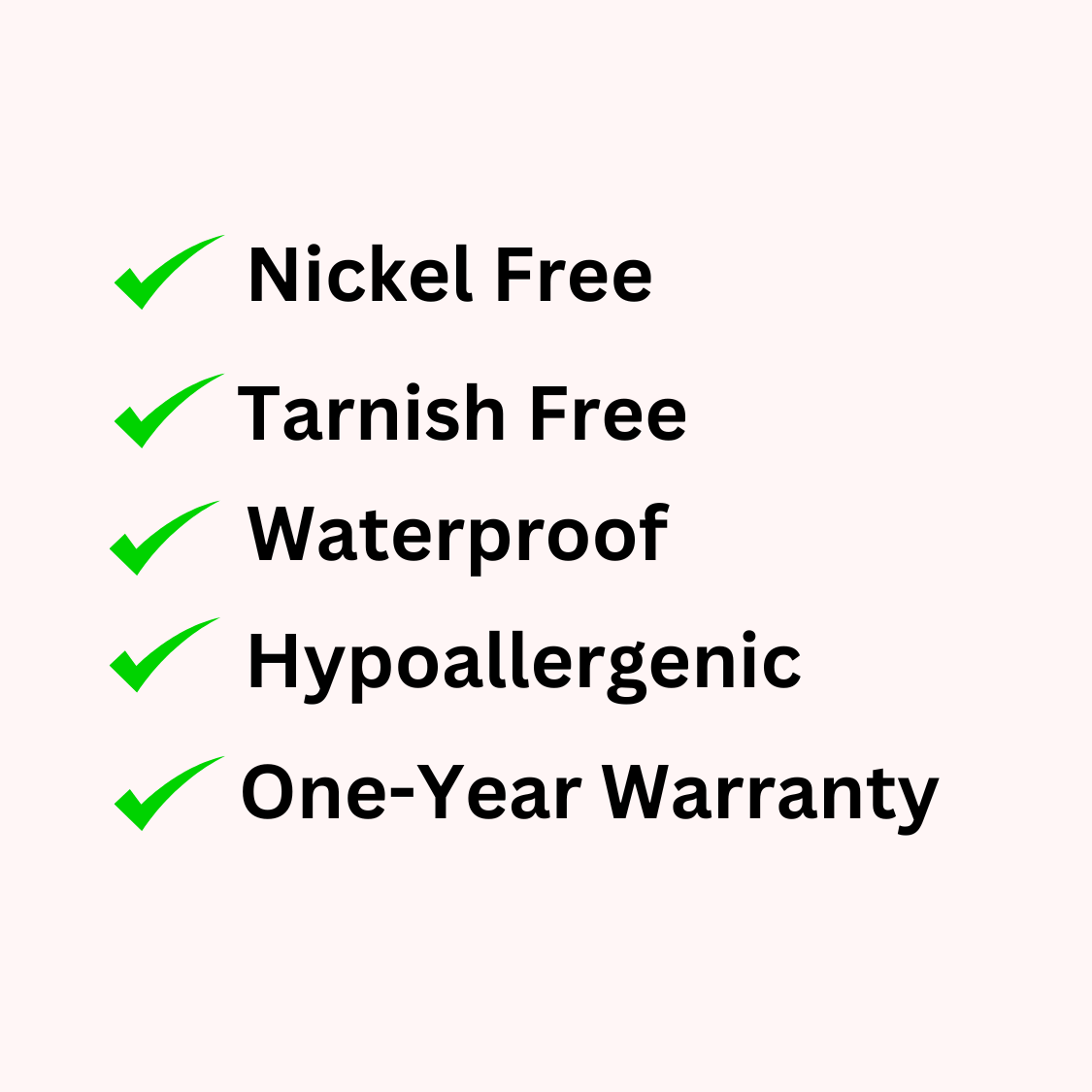 waterproof stainless steel jewelry