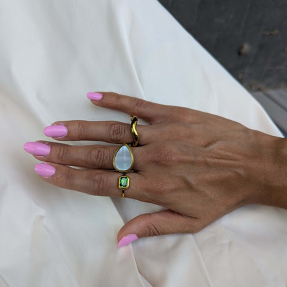 wave band ring