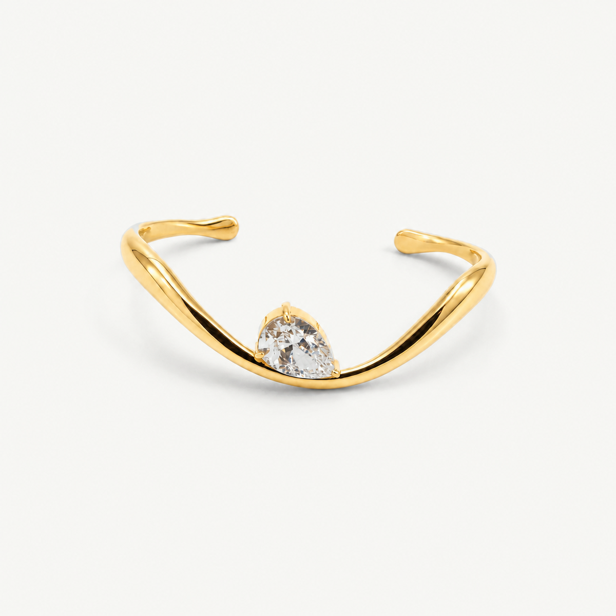Wavy Pear Cuff