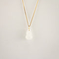 meideya jewelry white jade gourd pendant necklace