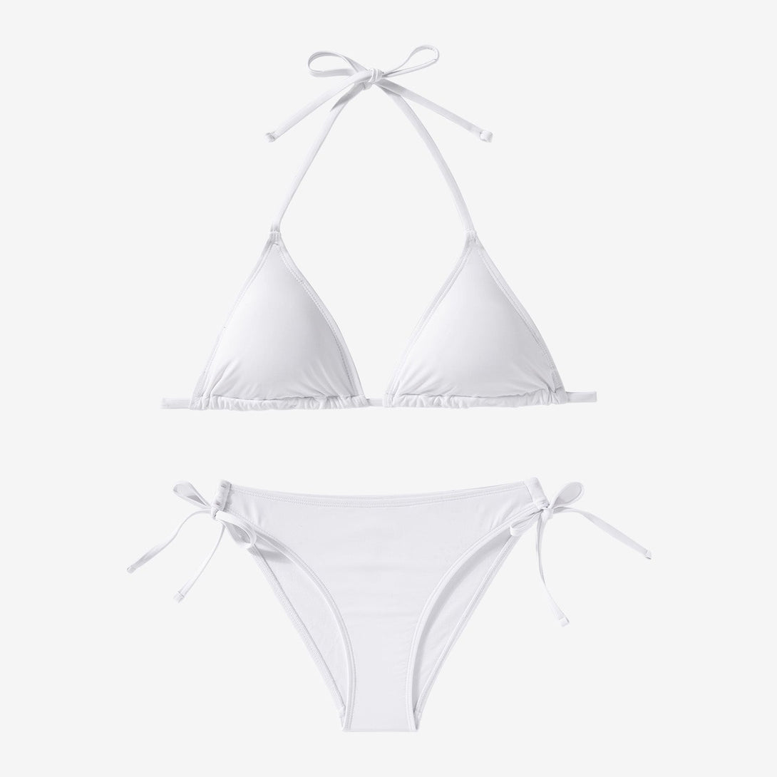 Women's Classic Bikini Swimsuit with Tie - Side Bottoms - Stylr