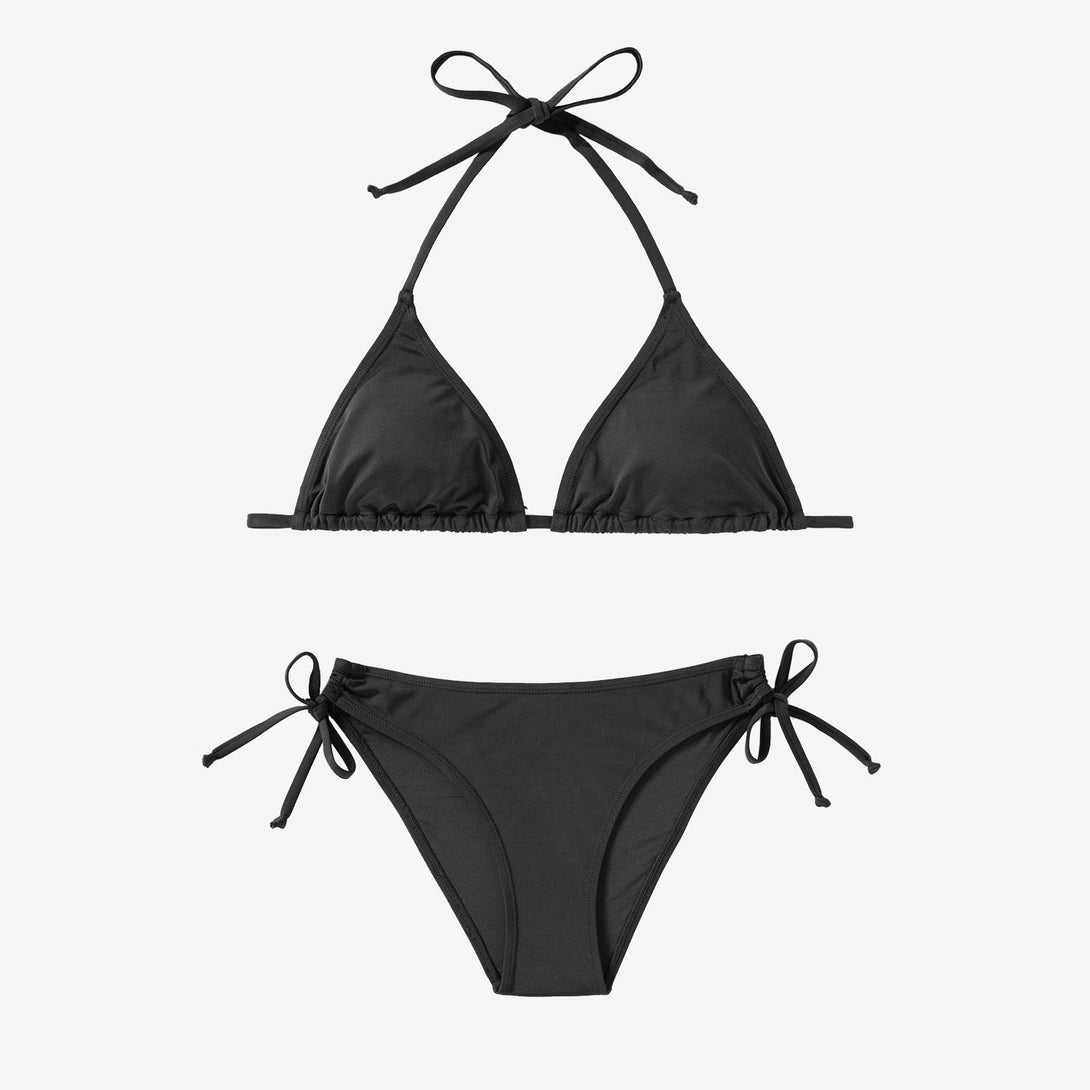 Women's Classic Bikini Swimsuit with Tie - Side Bottoms - Stylr