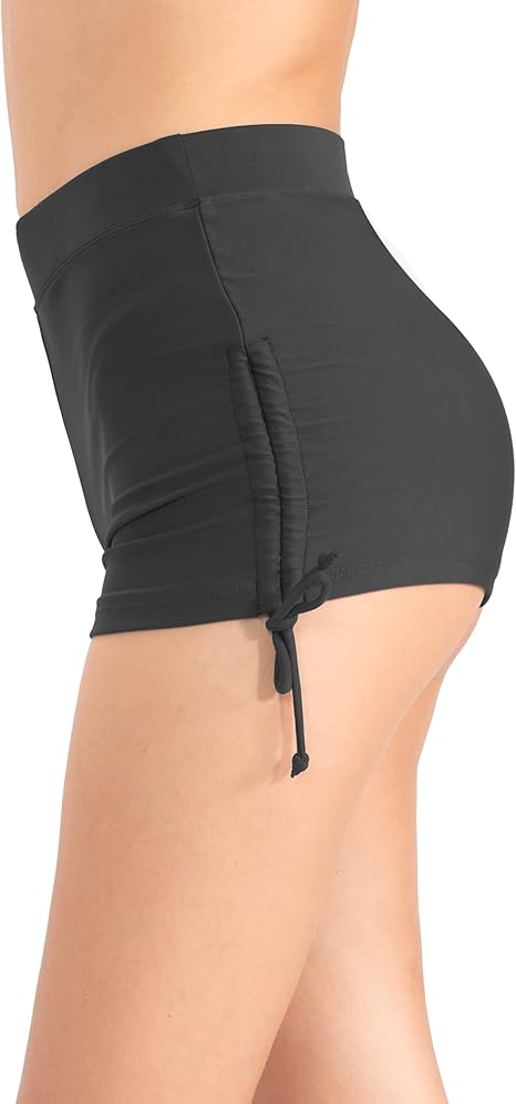 Women's Swim Bottoms with Side Drawstrings - Stylr